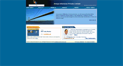 Desktop Screenshot of ameyainfovision.com